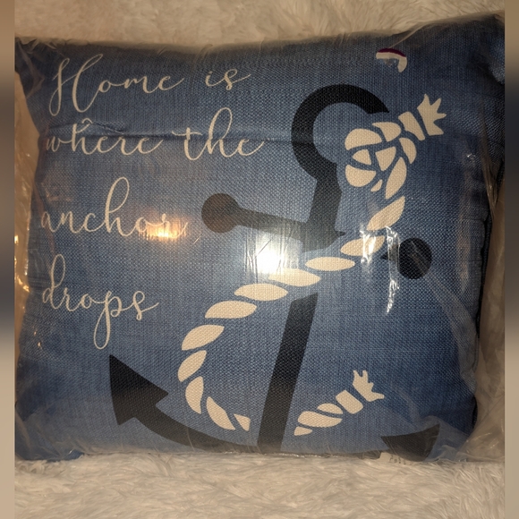 Coastal Theme Quilt with Shams Full/Queen With Bonus Pillow Blue White NIP - Picture 9 of 11